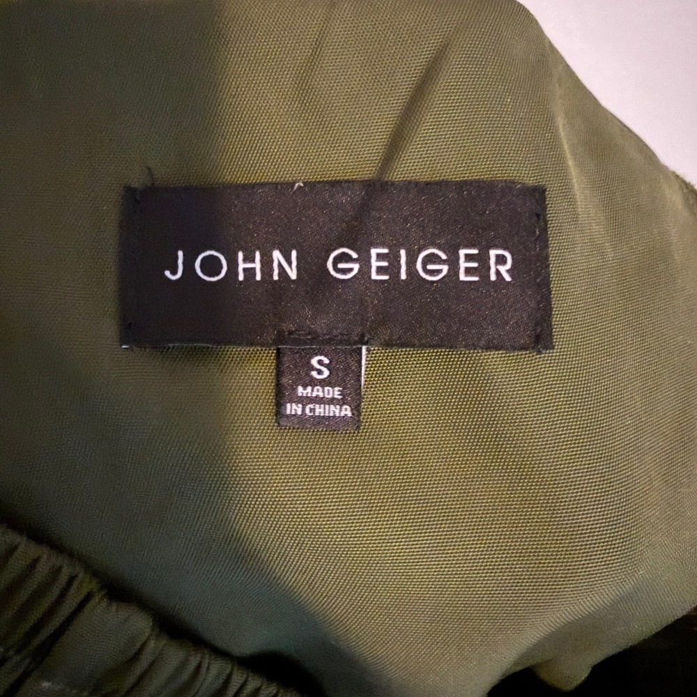 John Geiger Signature 9 Pocket Cargo Pants SZN 1 S Olive Orange archive pull on - Picture 5 of 6